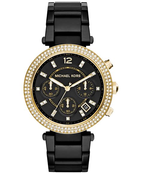 michael kors watch femme|michael kors black watch ladies.